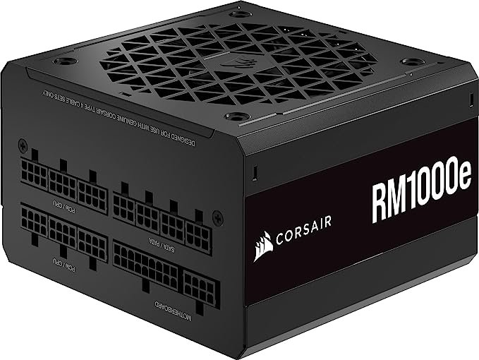 Corsair RM1000e Fully Modular ATX Power Supply 1000W 80 Plus Gold Efficiency Corsair RM1000e Fully Modular ATX Power Supply 1000W 80 Plus Gold Efficiency