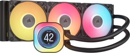 CORSAIR iCUE LINK Titan 360 RX LCD CPU Liquid Cooler 360mm AIO Black