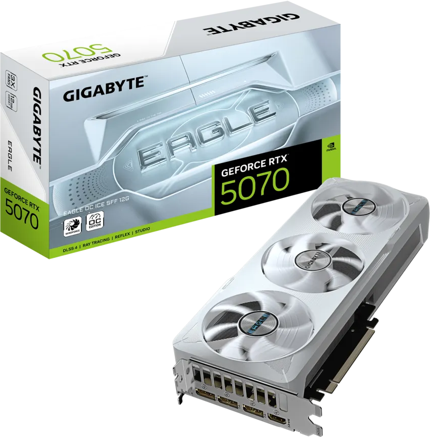 GIGABYTE RTX 5070 EAGLE OC ICE 12GB GIGABYTE RTX 5070 EAGLE OC ICE 12GB