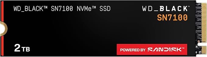 WD_BLACK SN7100 NVMe SSD 2TB up to 7250MB/s WD_BLACK SN7100 NVMe SSD 2TB up to 7250MB/s
