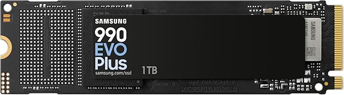 Samsung 990 EVO Plus NVMe M.2 SSD 1TB, PCIe 5.0x2 up to 7150MB/s