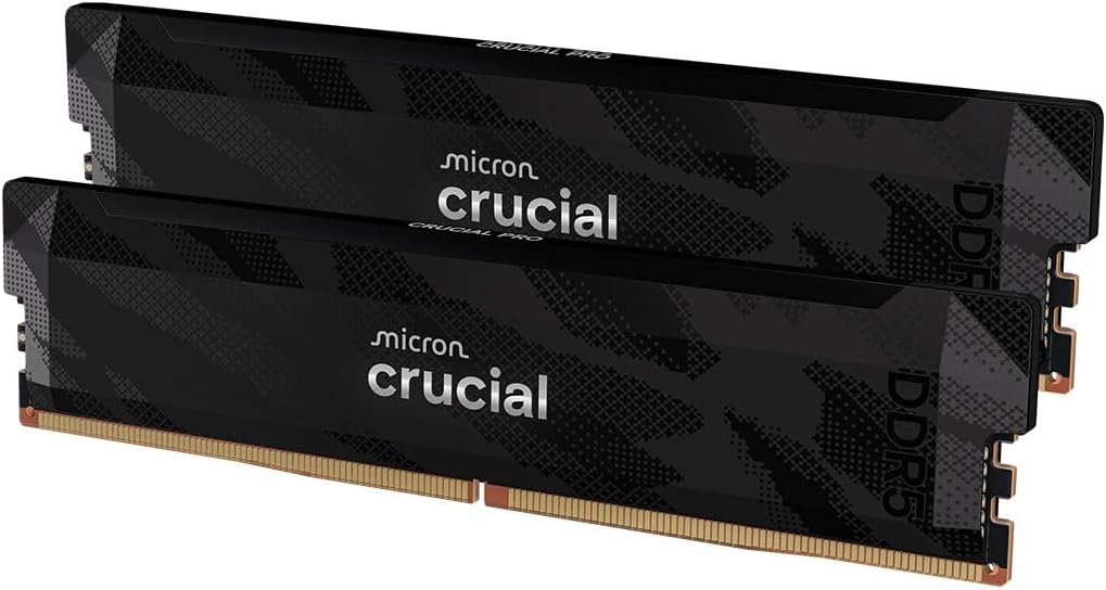 Crucial Pro DDR5 RAM 32GB Kit (2x16GB) 6400MHz CL32
