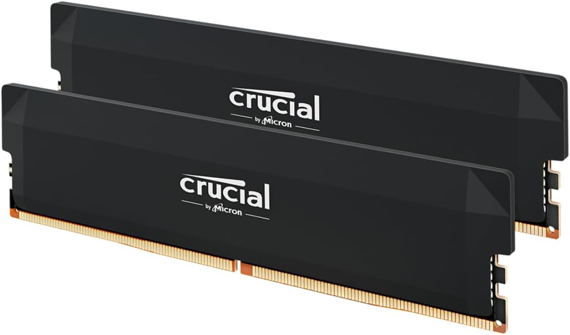 Crucial Pro DDR5 RAM Kit 64GB (2x32GB) 6000MHz CL40