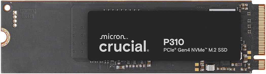 Crucial P310 1TB M.2 PCIe Gen4 NVMe up to 7100 MB/s