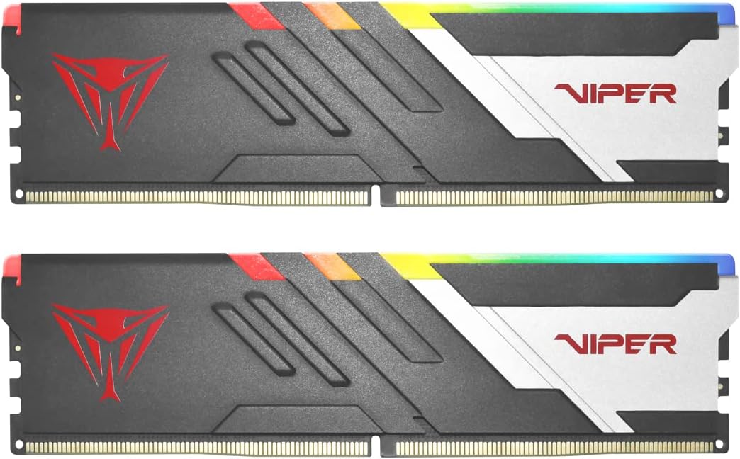Patriot Viper Venom RGB DDR5 RAM 32GB (2X16GB) 6000MT/s CL30