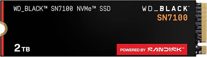 WD_BLACK SN7100 NVMe SSD 2TB up to 7250MB/s